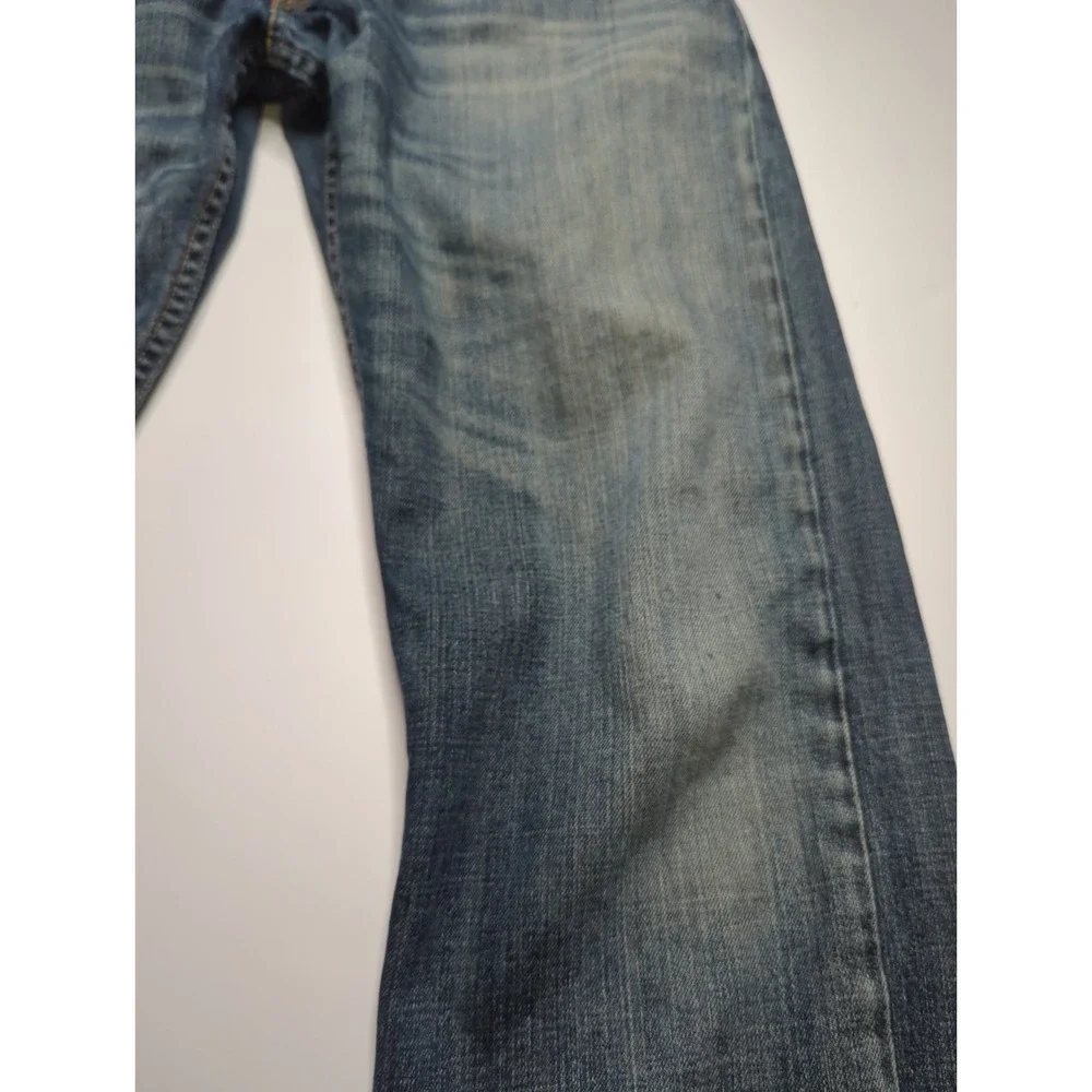 Lot of 2 Levis 514 Straight Leg Mens Jeans 34x34 Denim Medium Wash Fade Bundle